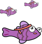 purple fish