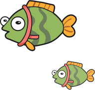 green fish